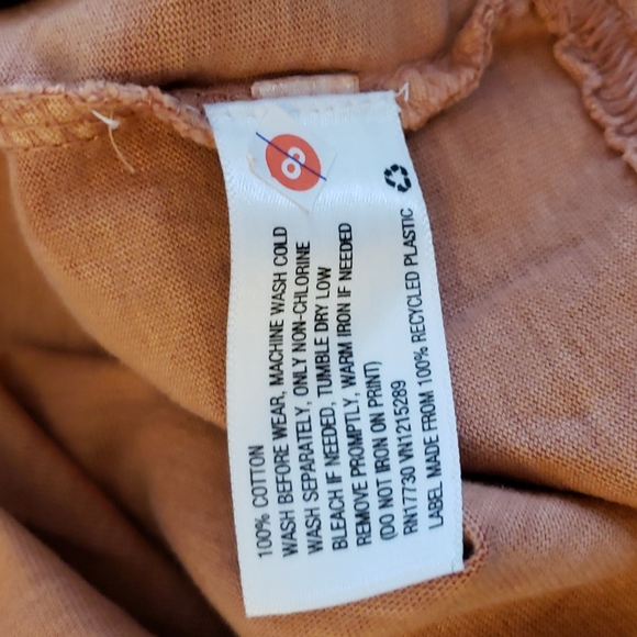 Goodfellow & Co™ Relaxed Fit Short Sleeve Pocket T-Shirt Apricot Orange L - Picture 6 of 7